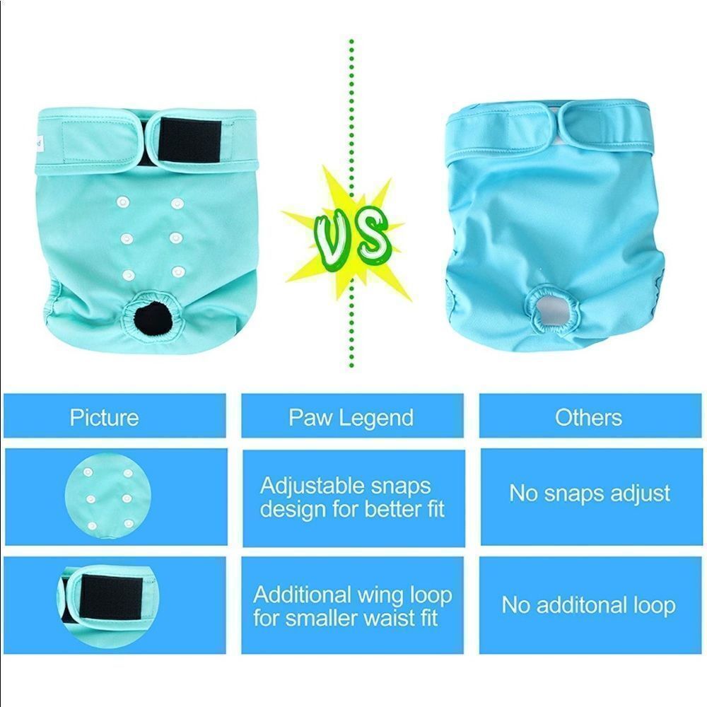 ✨4xHP✨Paw Legend Reusable Female Dog Diapers✨ - Picture 6 of 6